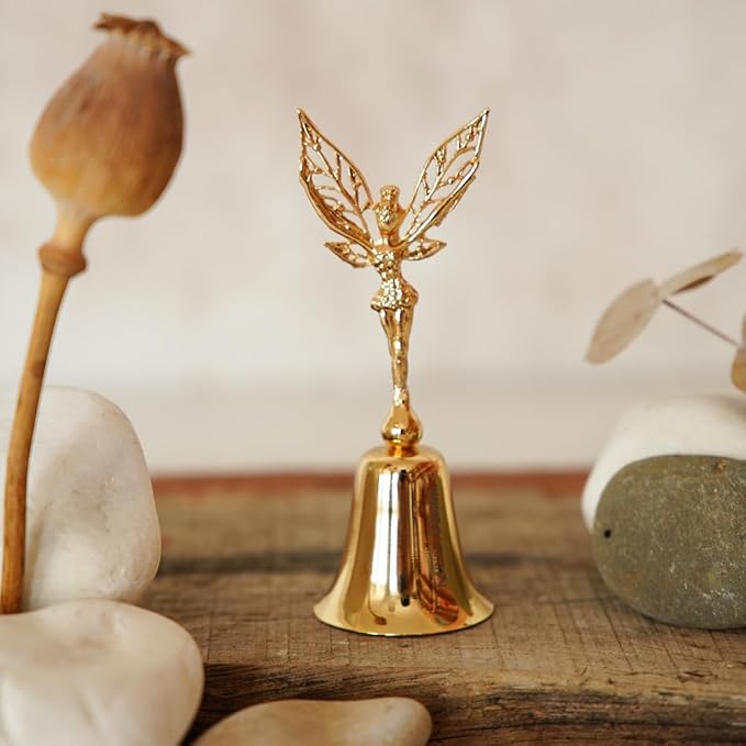 Candle Snuffer Accessory - Brass Design - Safely Extinguish Candle Flames - Home Decor and Gift for Candle Lover (Fairy)