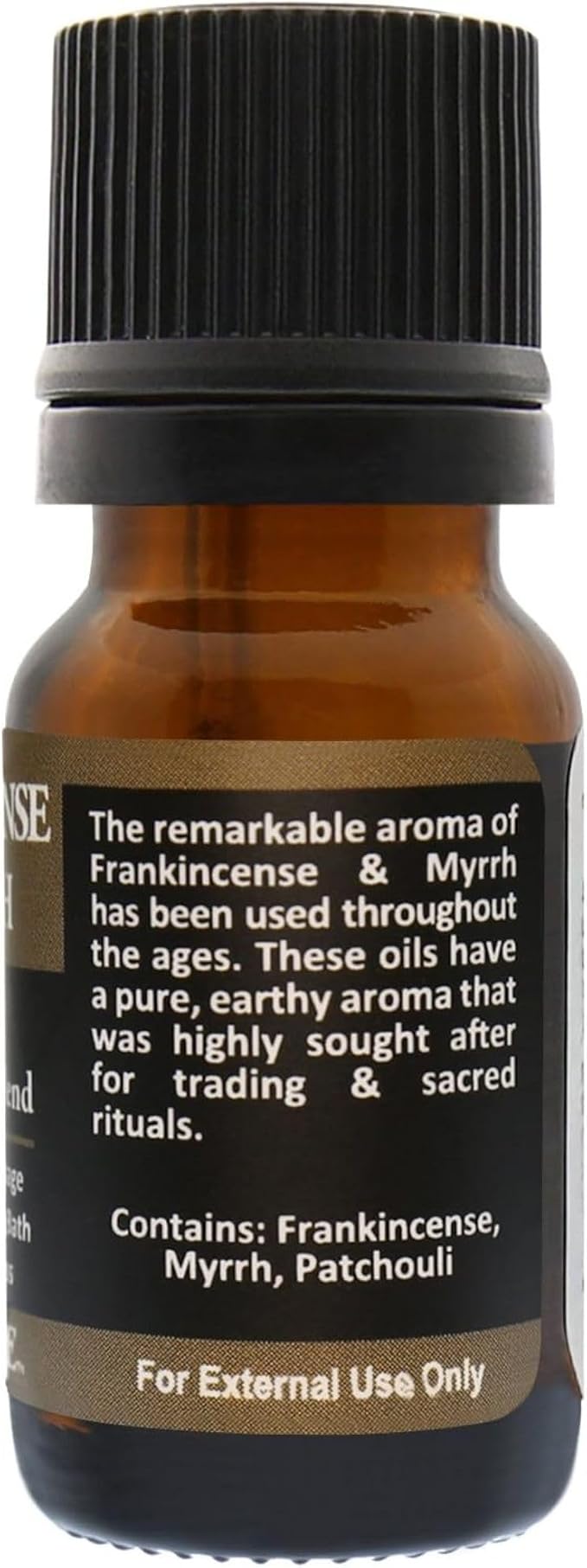 Plantlife Frankincense & Myrrh Aromatherapy Essential Oil Blend - Straight from The Plant 100% Pure Therapeutic Grade - No Additives or Fillers - Made in California 10 ml