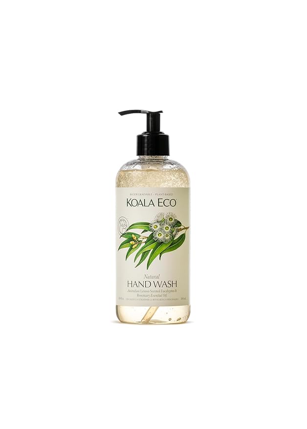 Koala Eco Hand Wash - with Australian Lemon Scented Eucalyptus & Rosemary Essential Oil - 16 oz