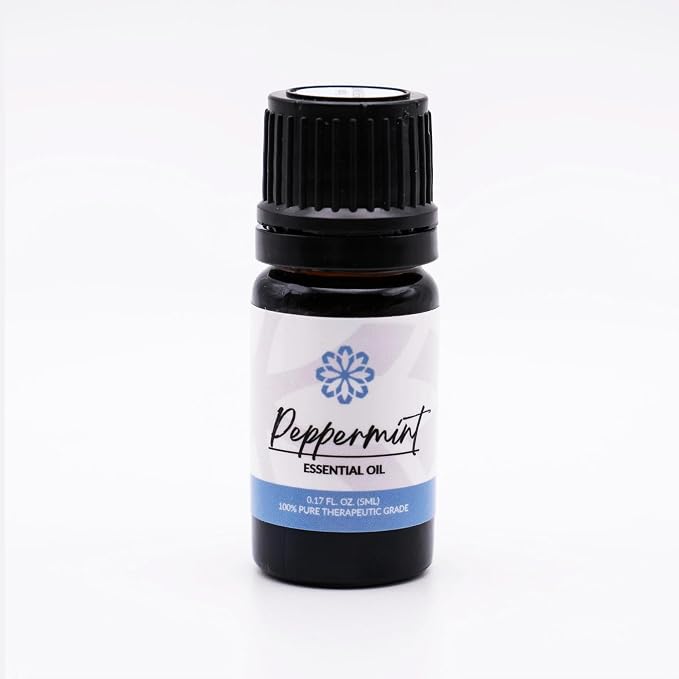 Essence Peppermint Essential Oil, 5 ml | Aromatherapy Oil for Diffusers & Personal Use | Natural Fragrance for Relaxation, Clarity & Wellness | Made in USA | Cool & Invigorating Scent