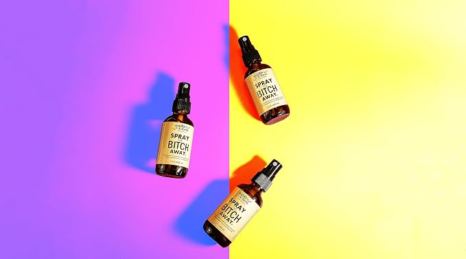 Frankie & Myrrh | The Bitch Kit Trio | Aromatherapy Spray, Roll-on and Blend for Irritability | Bergamot, Geranium, Lavender, Frankincense Essential Oils | Natural Perfume