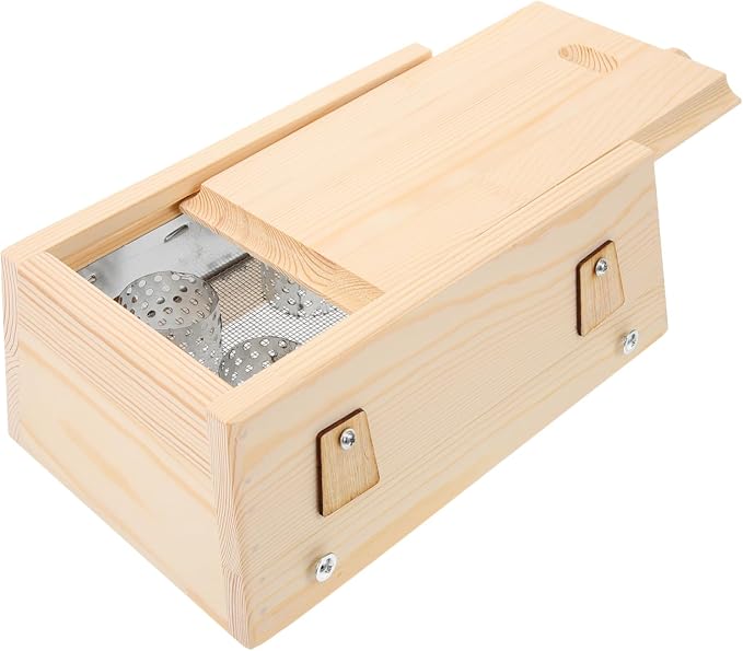 NOLITOY 4pcs Box Moxibustion Tool Moxa Box Burner Case Wooden Moxibustion Burner Portable