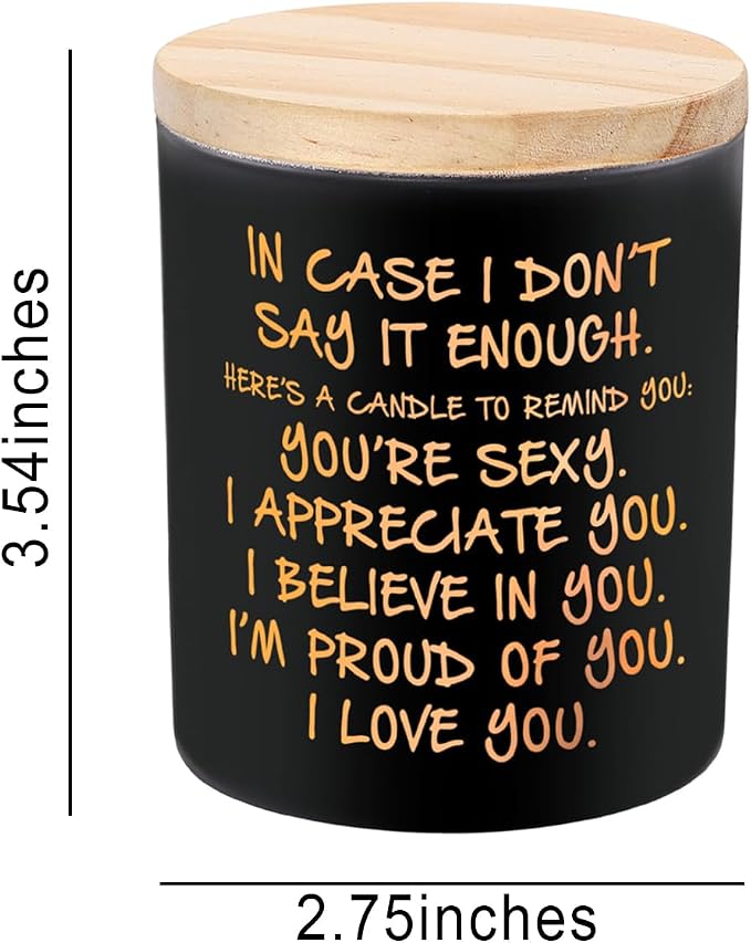 BFJLIFE Candles Gifts for Him Men Romantic Unique Fathers Day Christmas Anniversary Birthday Gifts for Husband Boyfriend Him Men Stocking Stuffers Novelty Lavender Scented Soy Candle