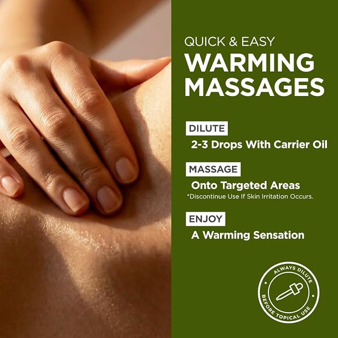 Gya Labs USDA Certified Organic Bay Leaf Essential Oil for Massages, Skin, Hair, Diffuser, Aromatherapy, DIY Candle Making Scents - 0.34 Fl Oz