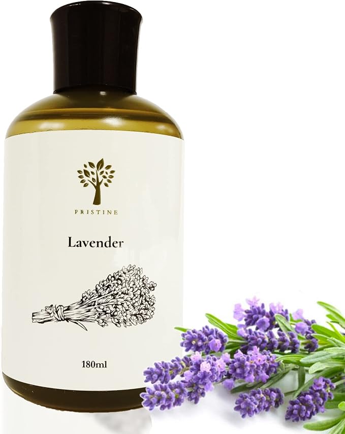 PRISTINE Lavender Dream Diffuser Refill with Free Reed Stick | Fresh Lavender Room Fragrance Reed Diffusers, Oil & Room Diffusers with Reeds Stick Set | Home Fragrance Scent Refill