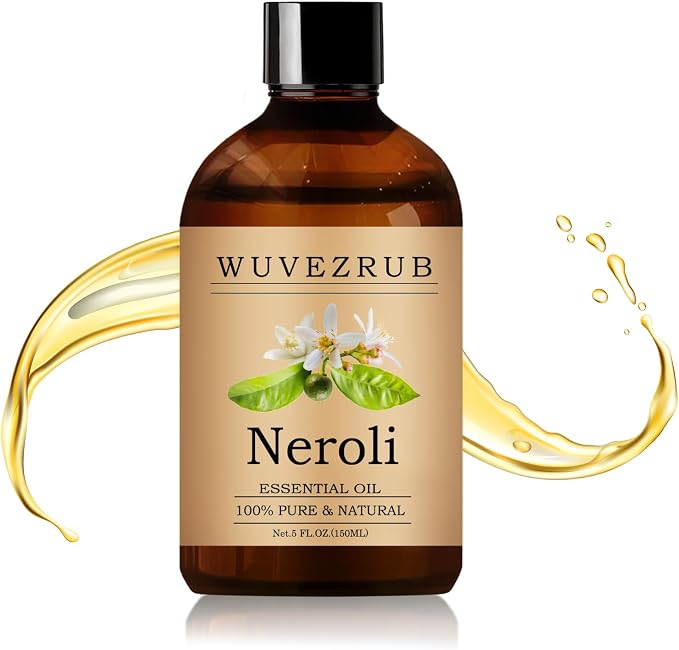 Neroli Essential Oil– Huge 5 Fl Oz, 100% Pure and Natural Essential Oils for Diffuser, Aromatherapy, Soap and Candle Making, Premium Grade Neroli Oil-150ML
