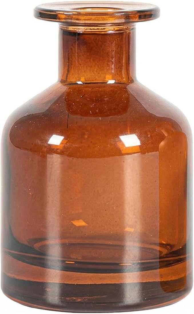 150ml/5oz Empty Refillable Glass Diffuser Bottle Aromatherapy Storage Container for Fragrance Bathroom Decoration