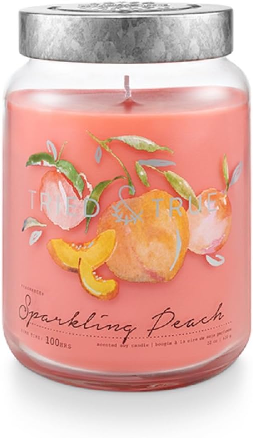 Tried & True Sparkling Peach Candle, 22.2 oz.