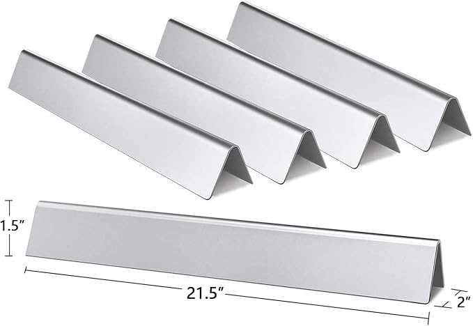 Hongso Replacement for Weber Spirit E210, Spirit 200 Series E&S 200 210, Genesis Silver A, Spirit 500 Models (with Side Controls), 65904 Grill Grates 7523, Flavorizer Bars 7534 7535, Burner Tube 7507