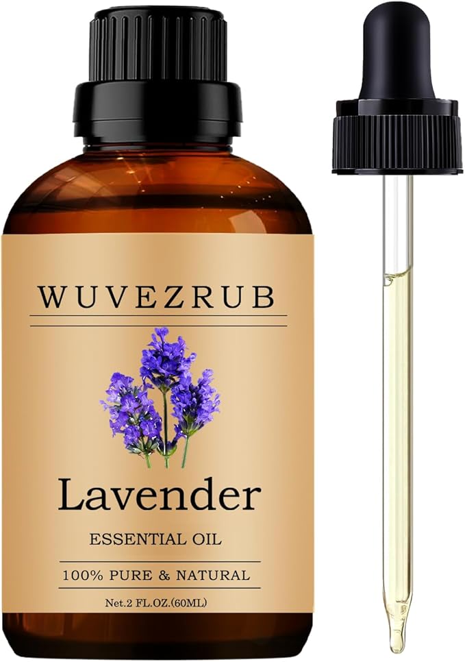Lavender Essential Oils, 60ML Pure and Natural Essential Oil for Aromatherapy Diffuser - Lavender /2 Fl Oz