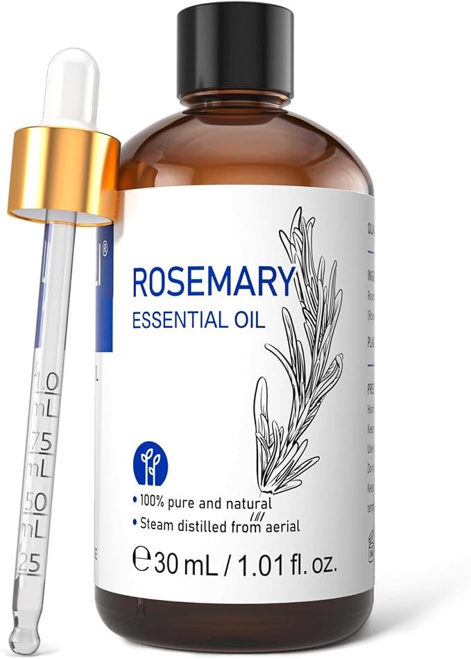 HIQILI Rosemary Essential Oil, Add to Shampoo & Conditioner - 1 Fl Oz