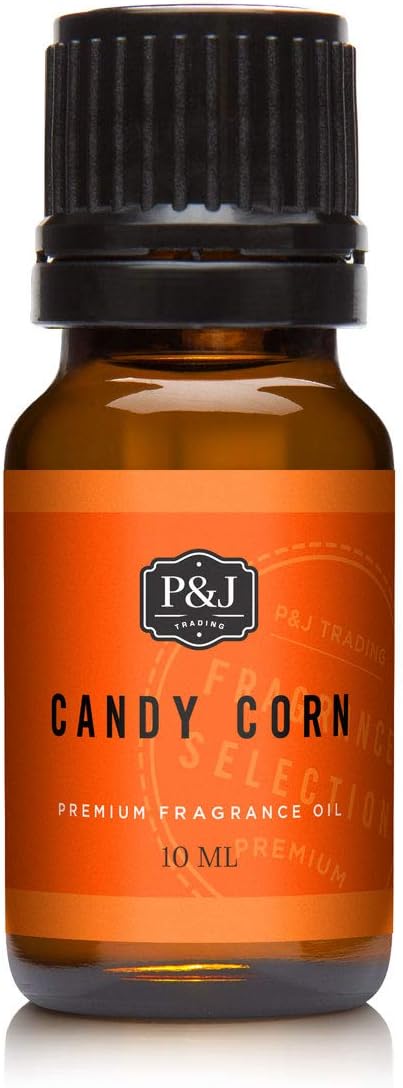 P&J Trading Fragrance Oil for Diffusers for Home - Candy Corn 10ml Fragrance Scents for Candle Making - Soap Making Supplies & Car Diffuser Scents