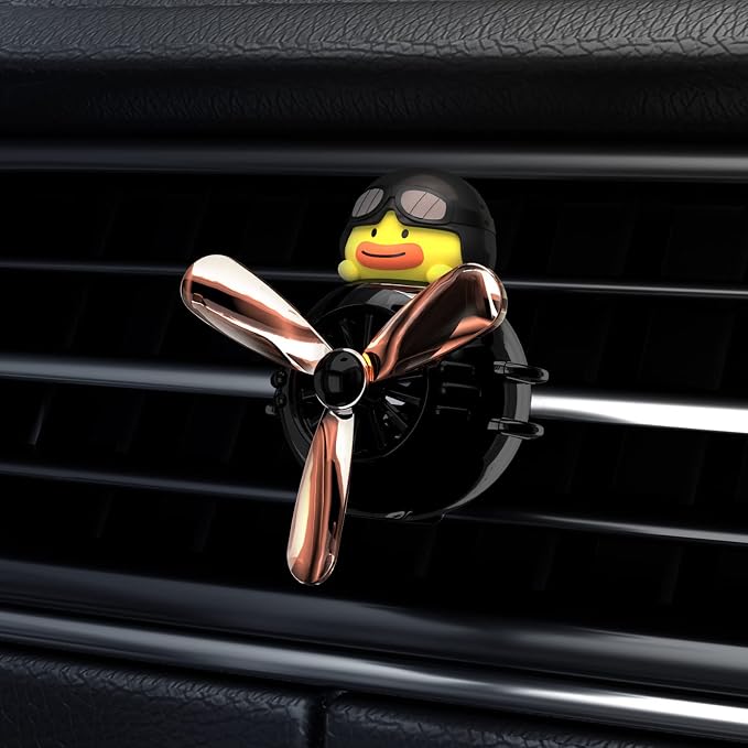 Pilot Black Warrior Rotating Propeller Car Diffuser Automotive Air Outlet Fan Creative Car Perfume Decoration