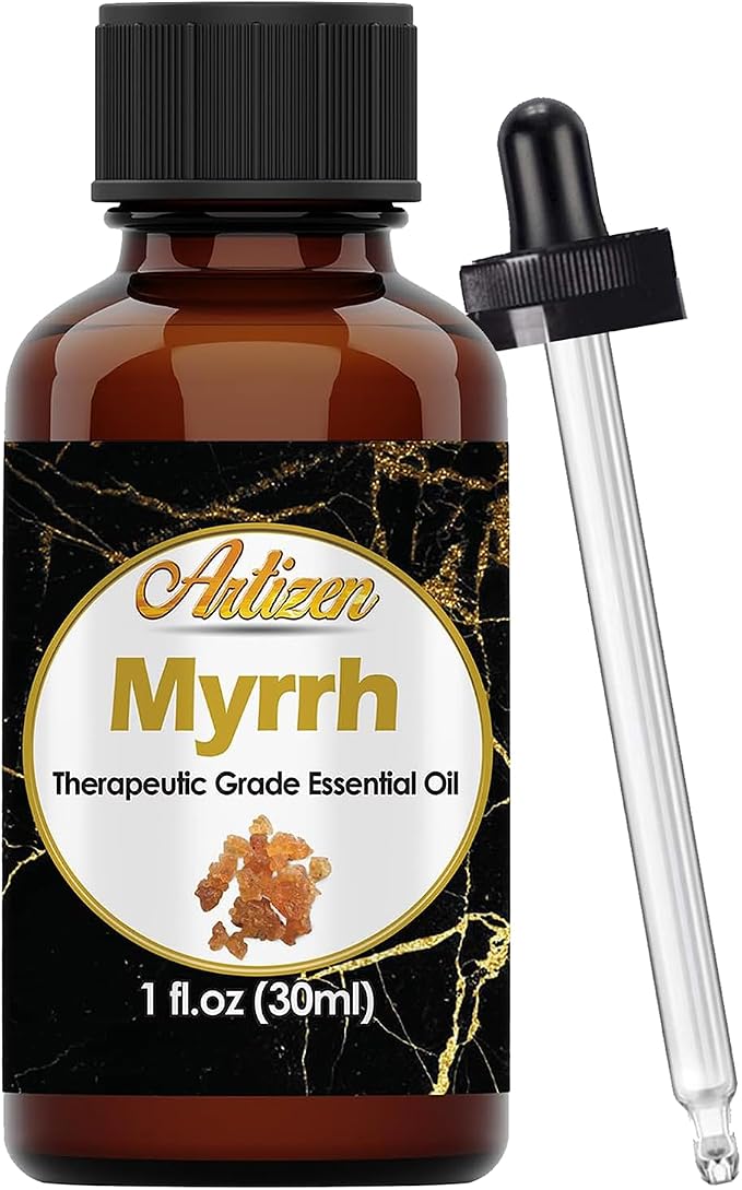 Artizen 30ml Myrrh Essential Oil – Therapeutic Grade Myrrh Oil for Skin (1 Fl Oz)