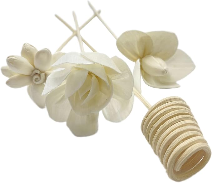Artificial Flower Rattan Sticks Set Fireless Fragrances Reed Diffuser Stick Essential Oil Aroma Diffuser Sticks DIY Ornaments Home Decor - Style 9