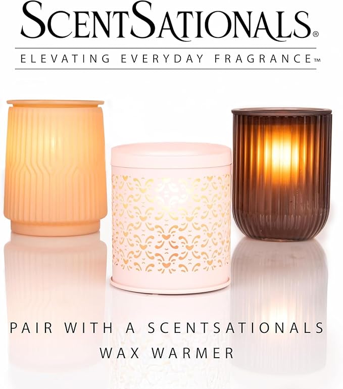 ScentSationals Cuddle Up Scented Wax Melts - Tonka & Oud Scents, 10oz (24 Cubes)
