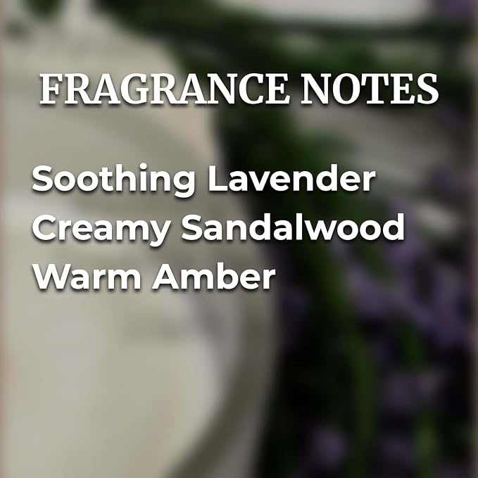 Habersham Rondure Candle – Sandalwood & Lavender Scented Candle, Up to 55 Hours Burn Time, Authentic and Long Lasting Fragrance, Soy Blend Wax, 9.5 oz Glass Jar Candle