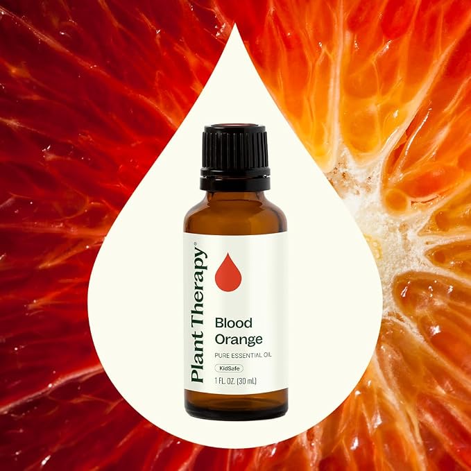 Plant Therapy Blood Orange Essential Oil 30 mL (1 oz) 100% Pure, Undiluted, Therapeutic Grade