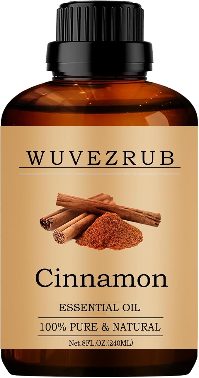 Cinnamon Essential Oils 240ML, Pure Cinnamon Essential Oil for Aromatherapy Diffuser - 8 Fl Oz