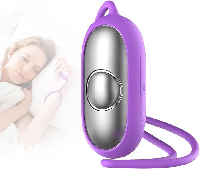 Handheld Relaxation Device – Dual-Mode Gentle Pulse Wellness Tool for Adults & Kids, Portable Sleep Device, Supports Calm Focus & Better Rest, USB-C Rechargeable (Purple)