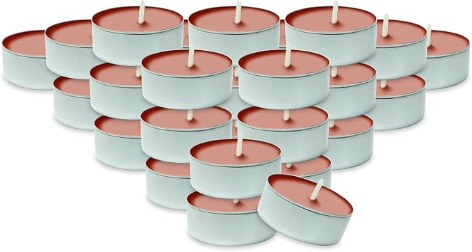 DecorRack 30 Tealight Candles, Angel Orchid Scented, Pleasant Fragrance Candle, Aromatherapy, Scented Home Decor, Votive Long Lasting Candles (Pack of 30)