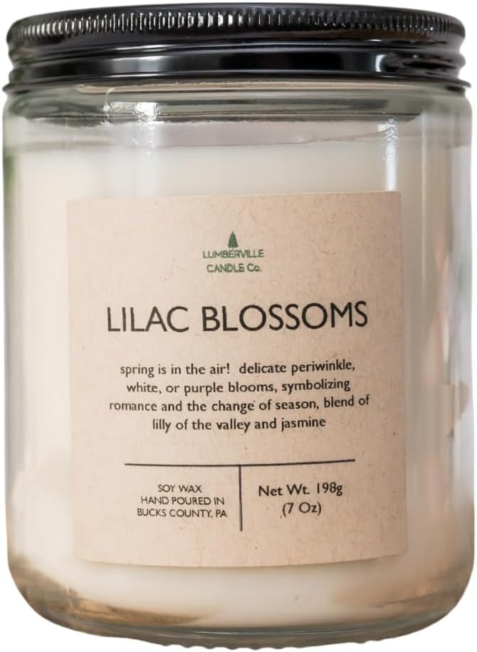 Handmade | Soy Candle (Lilac Blossoms, 8 oz.)