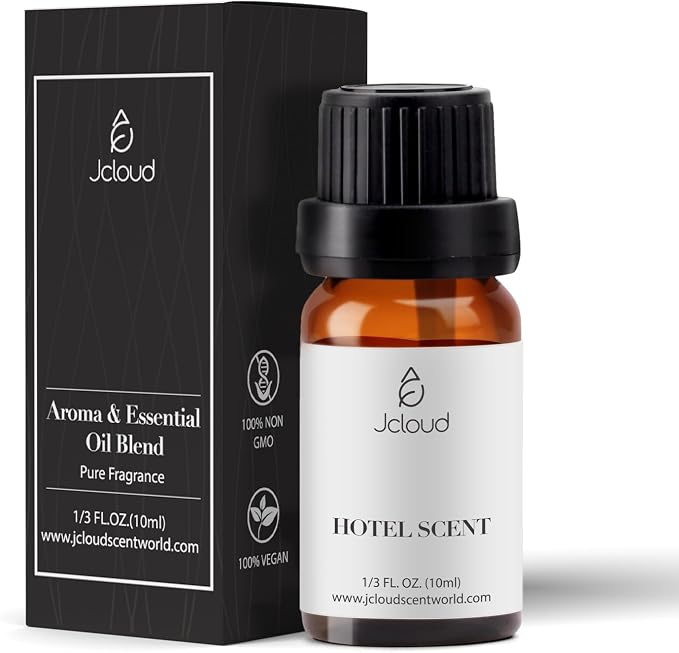 JCLOUD Royal Serenity Essential Oil Inspired by Luxury Hotel | Hotel Scent - Pure Aromatherapy Diffuser Oil with Lemon, Jasmine and Amber, Home Luxury & Hotel Scents for Diffuser - 10mL