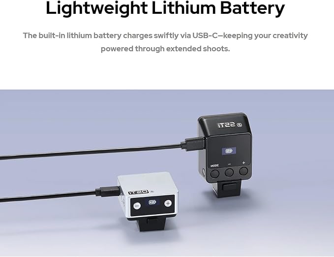 Godox IT20 S IT20S Mini Camera Flash for Sony, TTL Godox Flash,700+ Full Power,1.5s Recycle Time,USB-C Charging, with Magnetic Diffuser & Filter -Silver