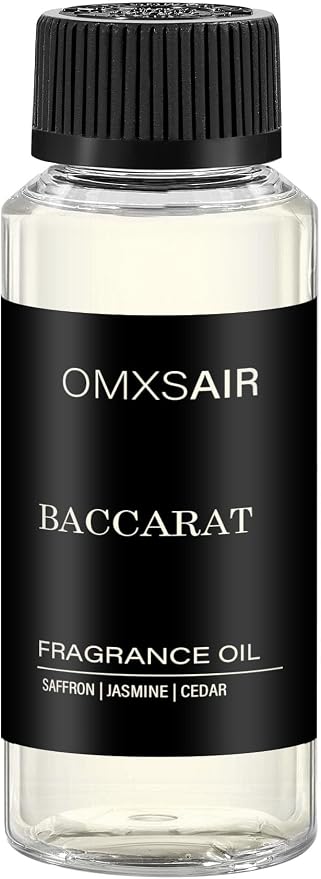 Baccarat Hotel Diffuser Oil Inspired by Baccarat NY hotel 4.1 Fl Oz(120ml) - Hotel Fragrance Diffuser Oil & Home Luxury Scents - Saffron, Cedar,Ambergris Essential Oils Blend for Aromatherapy Diffuser