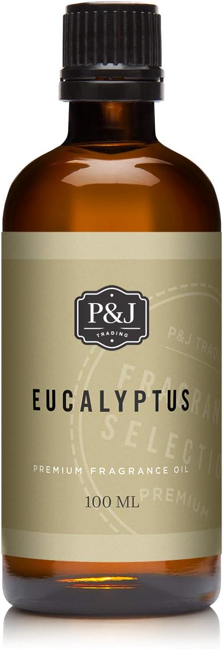 P&J Fragrance Oil - Eucalyptus Scented Candles, Soaps, Diffusers, and More - 100ml
