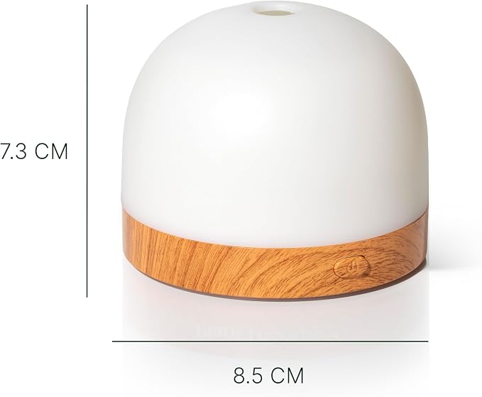 Plant Therapy Home AuraDrop Fan Diffuser - Designed for Easy, Everyday Use, Gentle Airflow from Built in Fan, Color-Changing Light Feature
