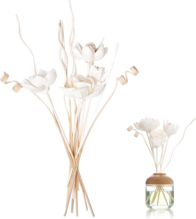 14Pcs Reed Diffuser Sticks Flowers, Reed Diffuser, Reed Diffuser Flower for Home Bedroom Decor
