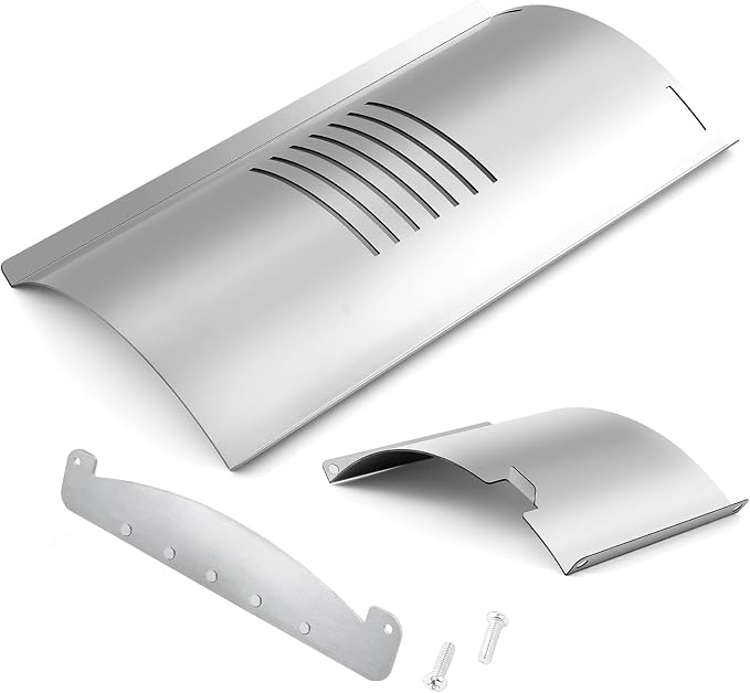 Flame Broiler Kit Heat Deflector PB820PS1 Replacement Parts for Pit Boss Flame Broiler Slide Cover Bottom 820 Series PB820D 820FB PB820 820D 820PS1 Z Grill ZPG-7002E ZPG-700D Pitboss Heat Diffuser