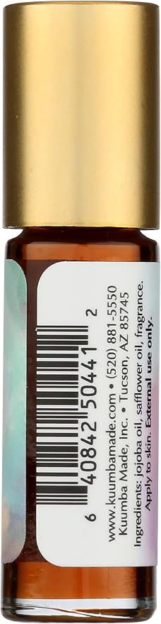 Kuumba Made Frankincense & Myrrh Fragrance Oil, Long-Lasting Small-Batch Perfume Roller, Vegan, Alcohol-Free, .125 Fl Oz