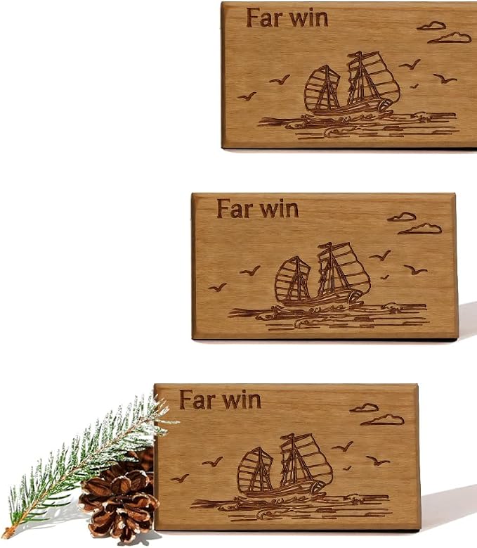 Car Air Freshener -Original pattern designer-Car Odor Eliminator - Long Lasting Scent -Essential Oils-Applicable to cars, drawers, wardrobes, and various scenarios- (Pine -3 Pack -NO CLIP INCLUDED)