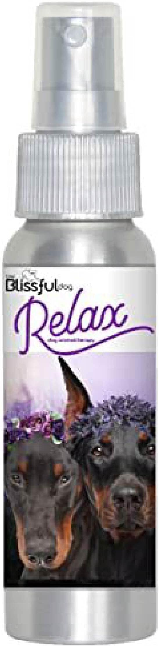 The Blissful Dog Doberman Pinscher Relax Dog Aromatherapy Spray for Your Dog's Anxiety
