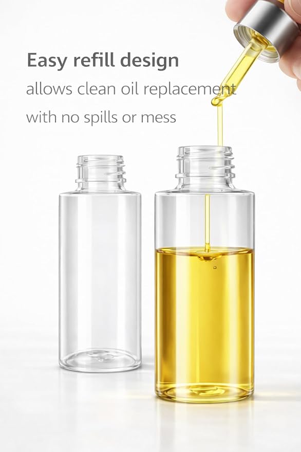 Replacement Essential Oil Bottle for Aromatherapy Diffuser – Durable Refillable Container, Easy to Install & Clean, Compatible Accessory for T20