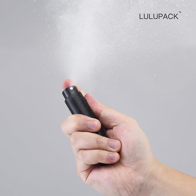 Lulupack Travel Perfume Bottle Refillable - Cologne Spray Atomizer Mini - Small Travel Size Empty Sprayer for Refill Sample Container - Portable Fragrance Decant Dispenser for Women Men 8ml 6PCS Matte