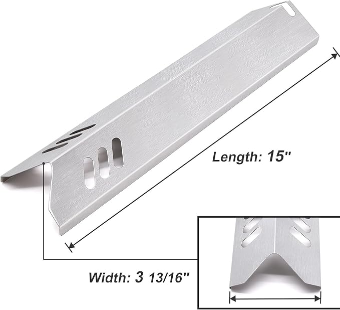 Grill Replacement Parts for Dyna Glo DGB610SSP DGF600SSP 6 Burner Grill Models, 6 Pack Heat Tents for Dyna Glo 70-01-608 70-01-179