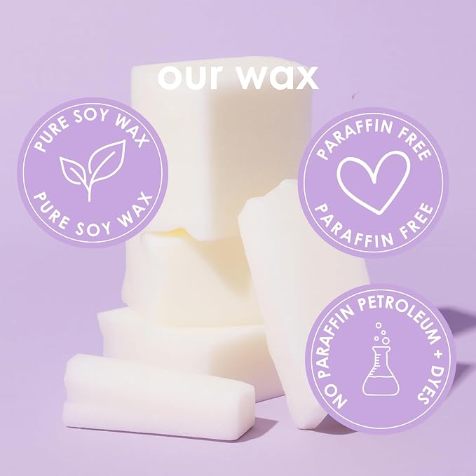 Pet Safe Wax Melts for Dogs | Non Toxic Soy Wax Melts | Natural, Paraffin-Free, Clean Burning | Odor Eliminating Wax Cubes | Palo Santo & Amber