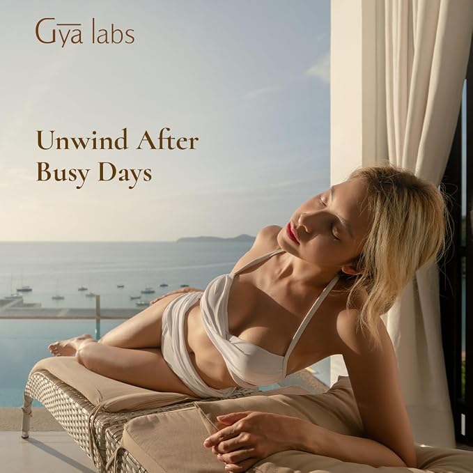 Gya Labs Rest & Relax Essential Oils Blends - 0.34 Fl Oz - for Diffuser, Home, Humidifier, Aromatherapy and DIY Candle Making Scents