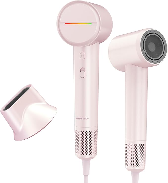 High Speed Hair Dryer, Ultra-Fast Drying, Ionic Blow Dryer with 110,000RPM Brushless Motor, Billion Plasma Ions Best in Frizz Control, Low Noise, Lightweight Design for All Hair Types