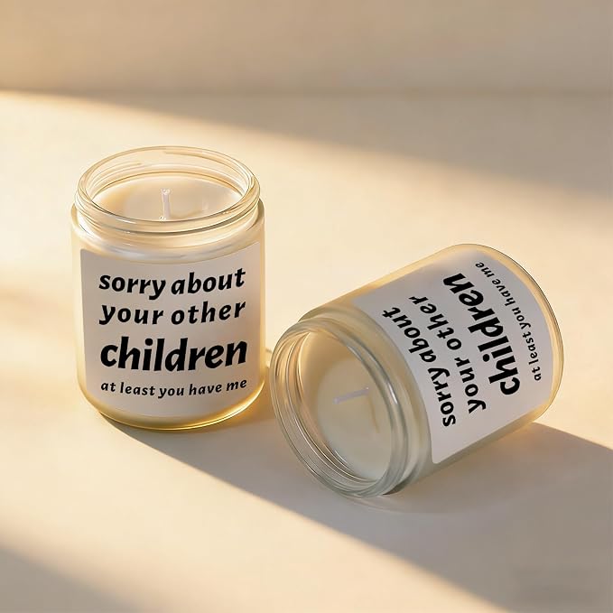 Mothers Day Gifts for Mom from Daughter Son, Funny Moms Birthday Gift Ideas - Lavender Scented Soy Wax Candle