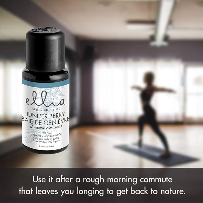 Ellia Juniper Berry Diffuser Essential Oil | 15ml, 100% Pure, Therapeutic Grade