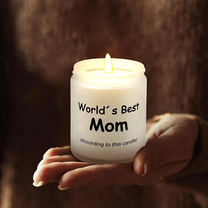 Lihome Mothers Day Gifts for Mom from Daughter Son, Funny Mother's Day, Fathers Day, Birthday, Thanksgiving, Christmas Gifts, Vanilla Coconut Candles