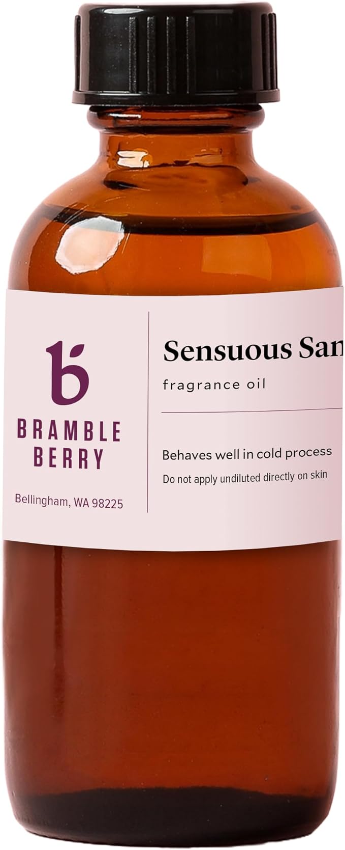 Bramble Berry Sensuous Sandalwood Fragrance Oil | Sensuous Sandalwood Scent for Soap Making, Candle Making, Lotion & Bath Bombs | Skin Safe, Vegan, Paraben & Phthalate Free, DIY Craft Essential