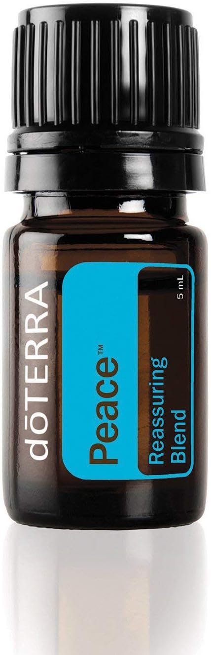 doTERRA - Peace Essential Oil Reassuring Blend - Promotes Feelings of Peace, Reassurance, and Contentment, Counteracts Negative Emotions; For Diffusion or Topical Use - 5 milliliter