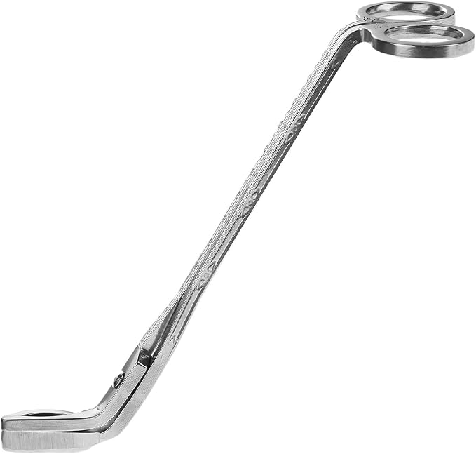 Muxsam Candle Wick Trimmer - Stainless Steel Wick Clipper Scissors - Reduces Soot (1-Pack, Silver)