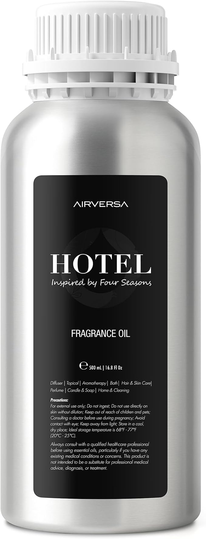 Airversa Diffuser Oil, Fragrance Oil, Inspired by Four Seasons Hotel, 16.91 Fl Oz | 500 mL