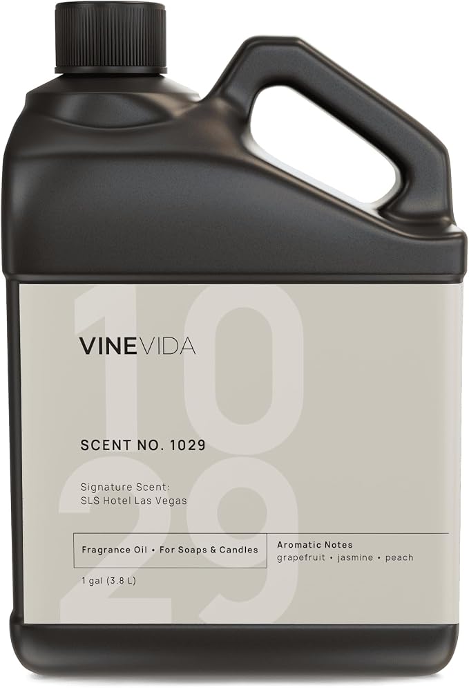 VINEVIDA Scent NO. 1029 Fragrance Oil - 1 Gallon (8lbs) - Inspired by: SLS Hotel Las Vegas Fragrance Oil for Candle Making - Made in USA Candle Scents Scents for Soap Making